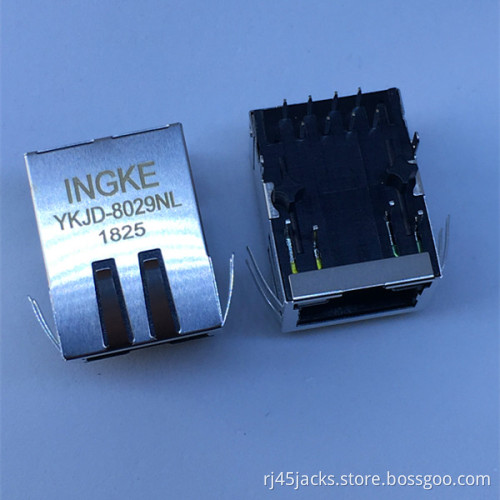 10/100 Base-T Tab-Down JXR0-0011NL RJ45 Jacks with Integrated Magnetics